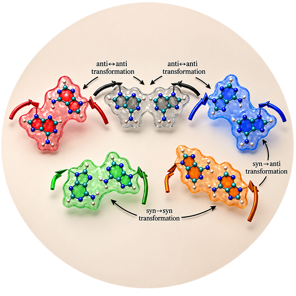 Representative noncanonical base-pair geometries relevant to RNA internal loops.